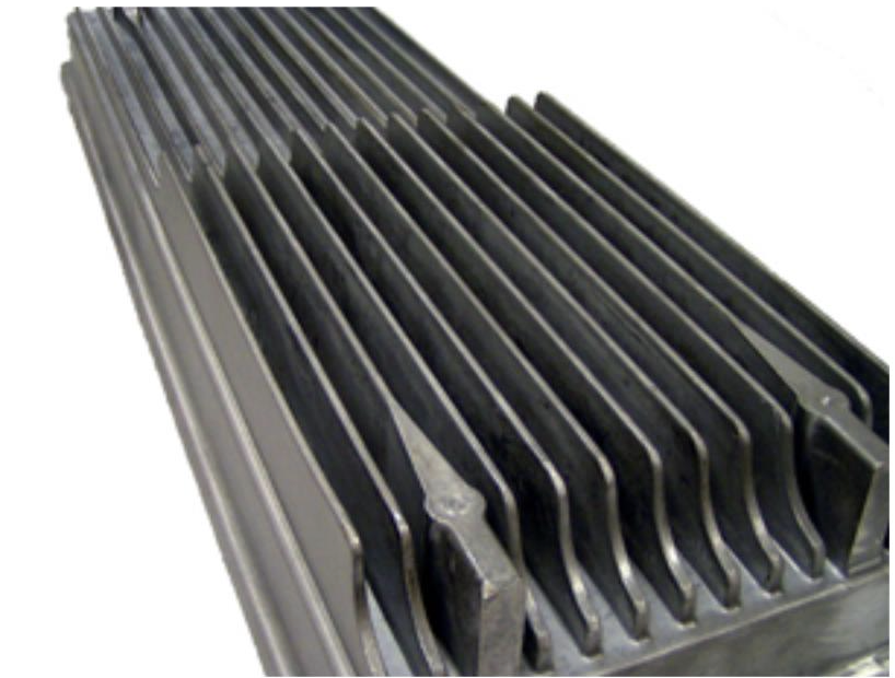 Precision Large-Format Heat Sink for Telecommunications